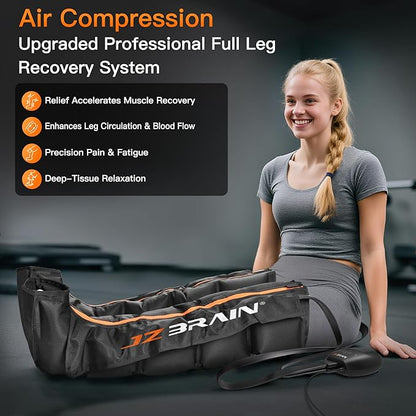 Air Compression Leg Recovery Boots : Dual-Power Sequential Compression System - Image 2