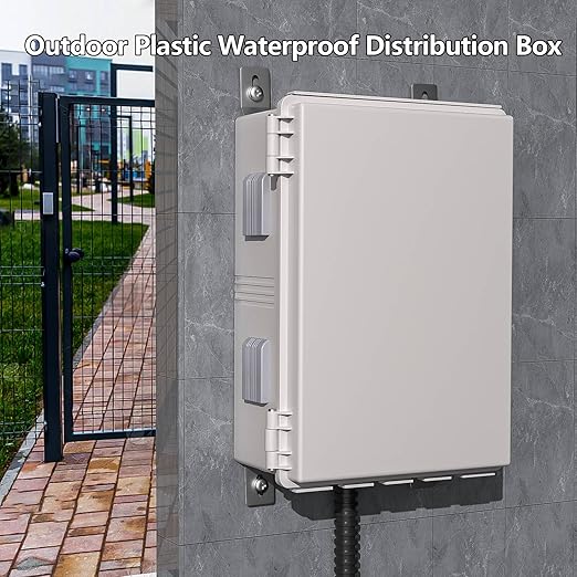 Electrical Junction Box, Ventilated Design, Cable Grommets, Indoor/Outdoor Use - Image 3