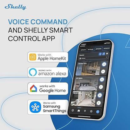 Shelly 2PM Gen4 | Wi-Fi, Zigbee & Matter 2-Channel Smart Relay Switch - Image 7