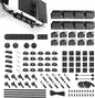 EUREKA ERGONOMIC Metal 316 PCS Cable Management Organizer Kit Cable Raceways by EUREKAERGONOMIC