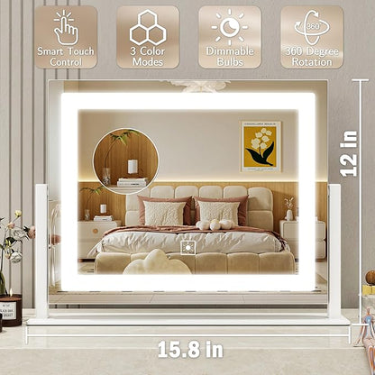 ROLOVE 16x12 Inch Vanity Mirror - Image 2