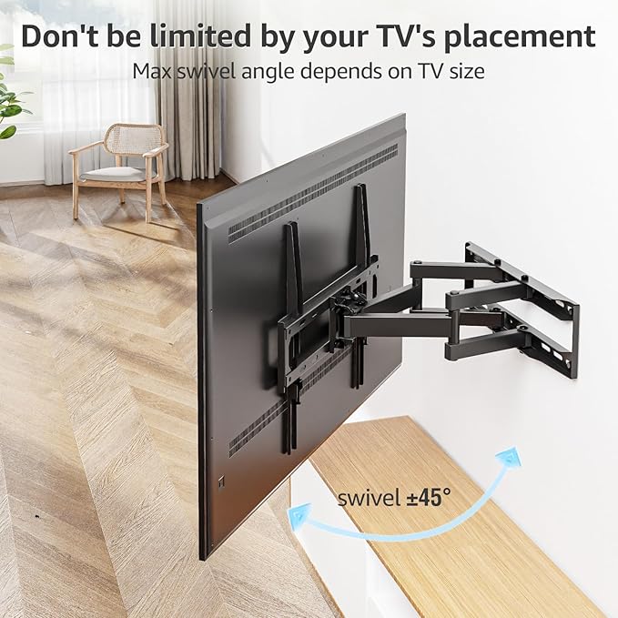 MOUNTUP UL Listed TV Wall Mount, Full Motion TV Mount - Image 6