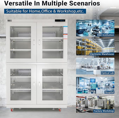 NARGON 2-40% RH 1430L Electronic Dry Cabinet, ESD Desiccator Cabinet - Image 4