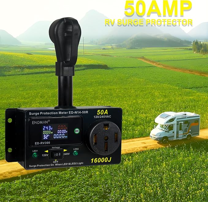 50 Amp RV Surge Protector with kWh Energy Monitor - Image 7