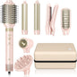 Hair Dryer Brush 8-in-1 Dual Voltage Hot Air Styler – Fast-Drying 110, 000 RPM by TakeHairSalonHome