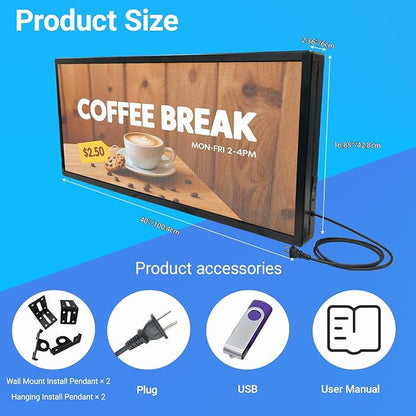 Programmable LED Sign for Business, P3 Outdoor Digital Electronic Message Board - Image 3