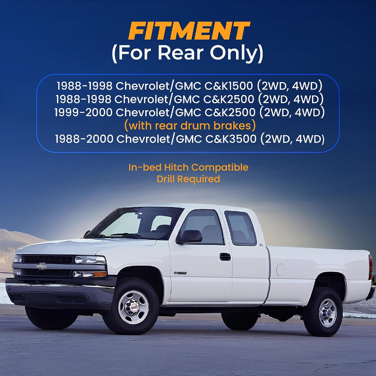 torque air suspension bag kit for 1988-1998 gmc, close-up detail