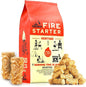 150 pcs Natural Fire Starters for Fireplace, Wood Stove, Charcoal Grill by Ebobo