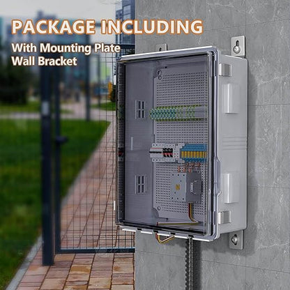 ABS Electrical Junction Box, Ventilated Design, Cable Grommets, IP65 Waterproof - Image 6