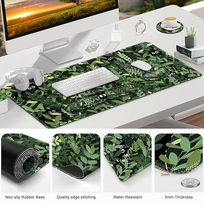Large Desk Mat, Cute Anime Cats Gaming Mouse Pad, Desk Pad Protector, XXL - Image 9
