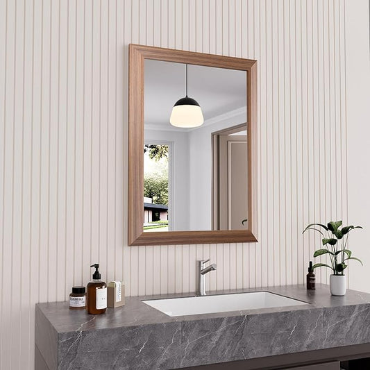 Amorho Bathroom Mirror, Hang Horizontally/Vertically, Suitable by Amorho