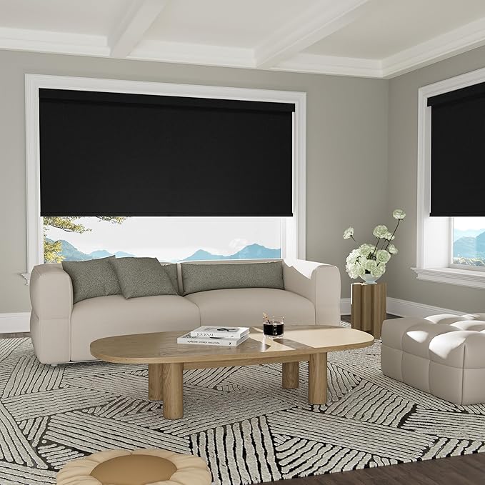 Boolegon Motorized 100% Blackout Roller Blinds - Image 5