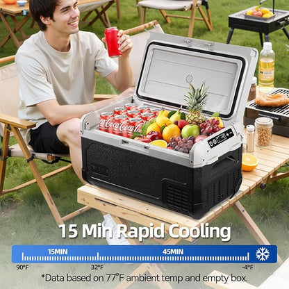 12V Car Refrigerator, 32QT Portable Fridge Freezer - Image 2
