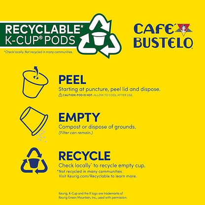 Café Bustelo Espresso Style Dark Roast Coffee, 96 Keurig K-Cup Pods - Image 5