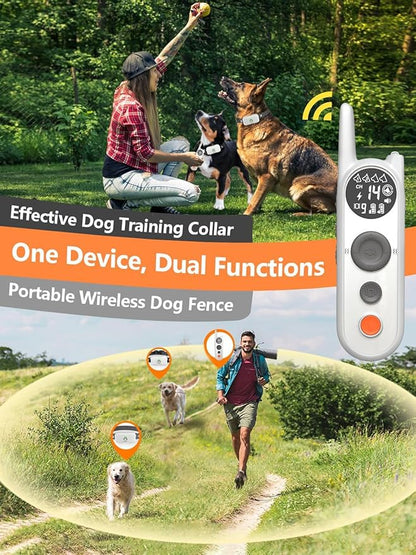 MIMOFPET Wireless Dog Fence for 2 Dogs - Image 2