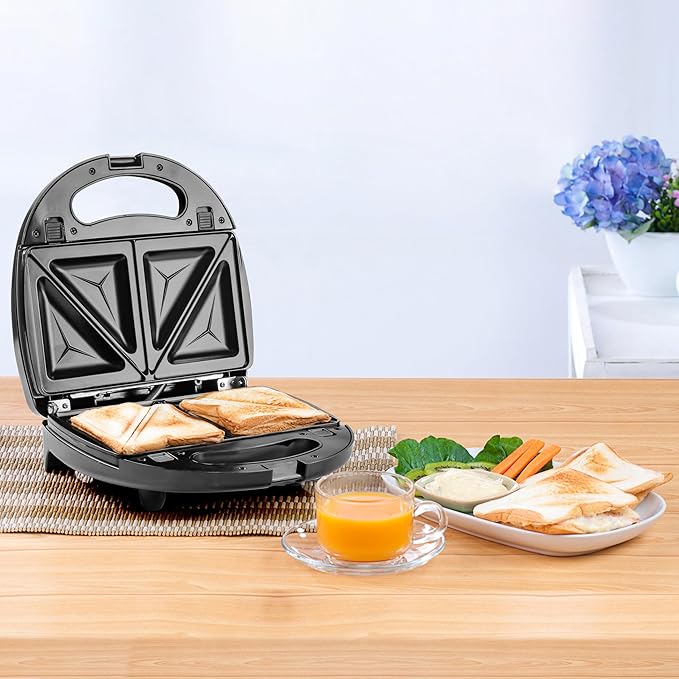 OVENTE Electric Sandwich, Panini and Waffle Maker Set - Image 7