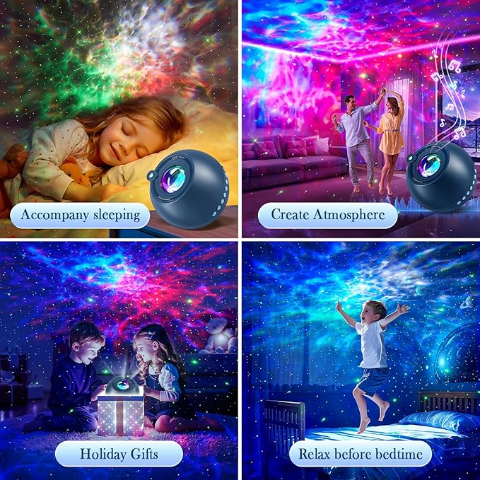 PIKOY INS Northern Lights Projector Star Projector Brown - Image 6