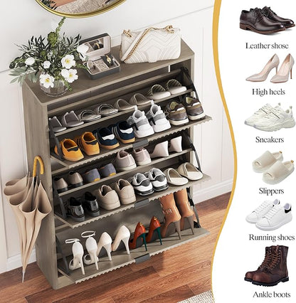 Shoe Cabinet Storage for Entryway - Image 4