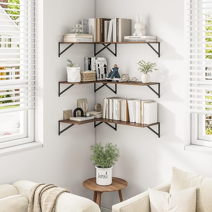 Heimlove 24" W x 12" D Wall Shelves - Image 2