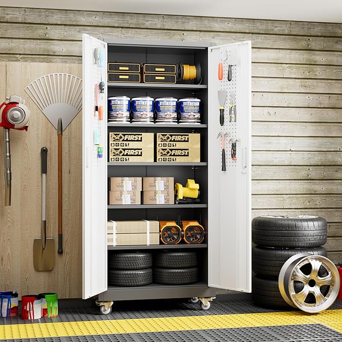 Metal Garage Storage Cabinet - Image 2