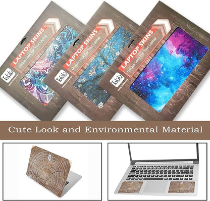 Laptop Skin Sticker Decal, Decorative Waterproof Removable, Wood Art - Image 6