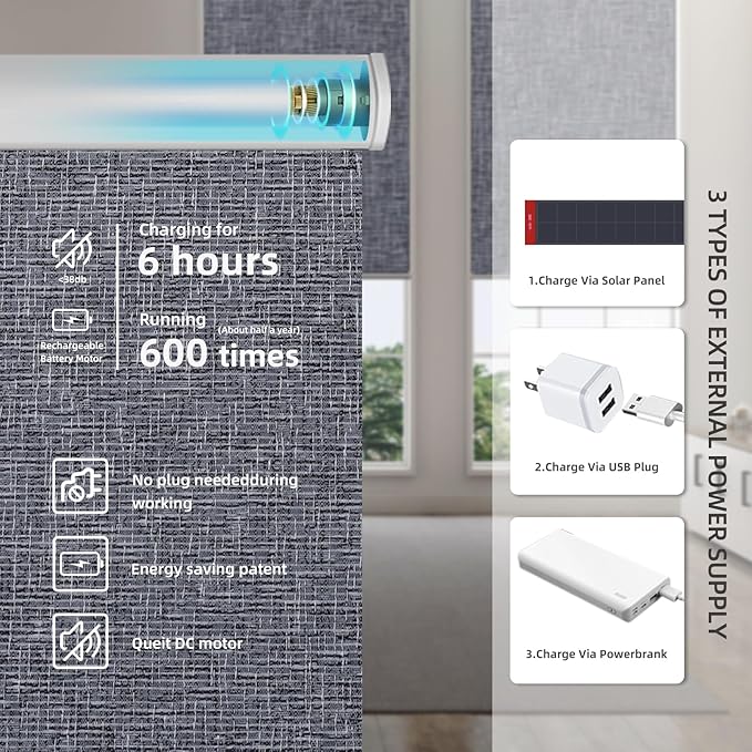 Motorized Blinds Roller Shade - Image 6
