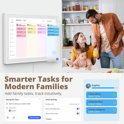 Digital Wall Calendar 21.5 Inch – Interactive Touch Screen Electronic Calendar - Image 5