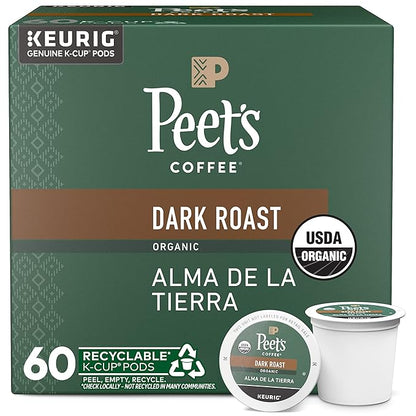 Peet's Coffee, USDA Organic Dark Roast Keurig K-Cup Pods by Peet%E2%80%99sCoffee