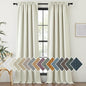 NICETOWN Room Darkening Curtains 84 inch Length 2 Panels Set, Dual Rod Pockets by NICETOWN