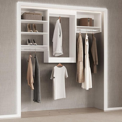 Modular Closet, Wood Tower Storage - Image 3
