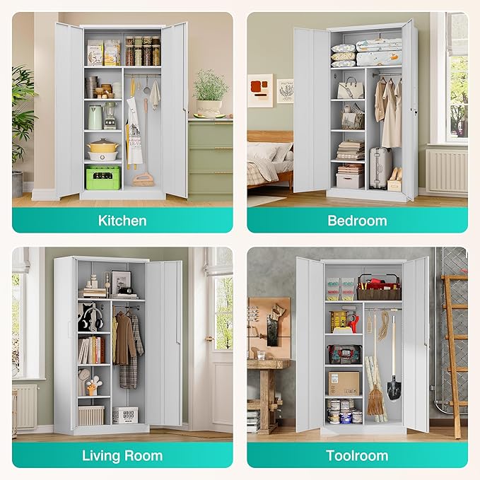 Wide & Deep Metal Storage Cabinet - Image 4