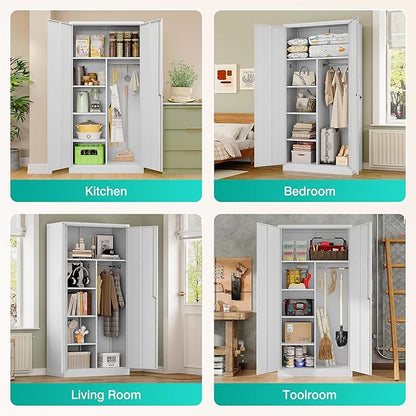 Wide & Deep Metal Storage Cabinet - Image 4
