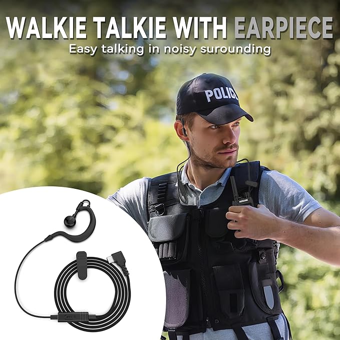 Ketelese T4 Walkie Talkies Long Range, IP67 Waterproof Dustproof Two Way Radio - Image 6