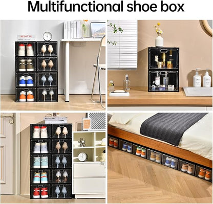 12 Pack Large Shoe Storage Box, Shoe Containers - Image 7
