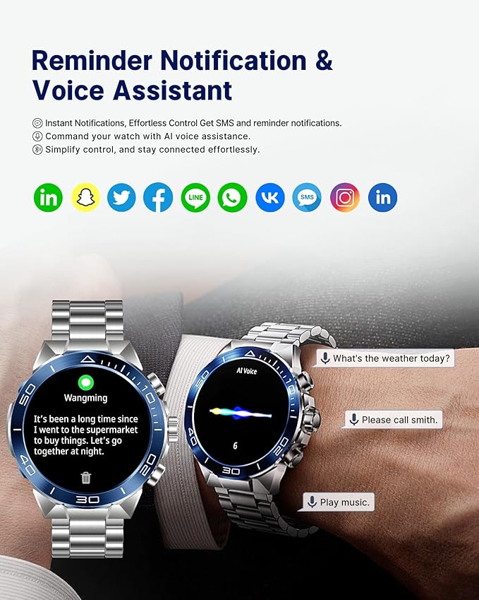 SOUYIE Smart Watch for Men, 1.43''AMOLED Screen - Image 3