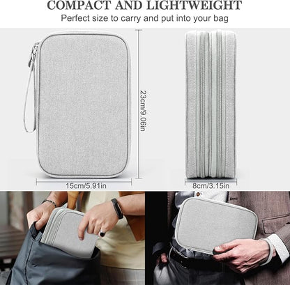 FYY Electronic Organizer, Large Travel Cable Organizer Bag Pouch Electronic - Image 2