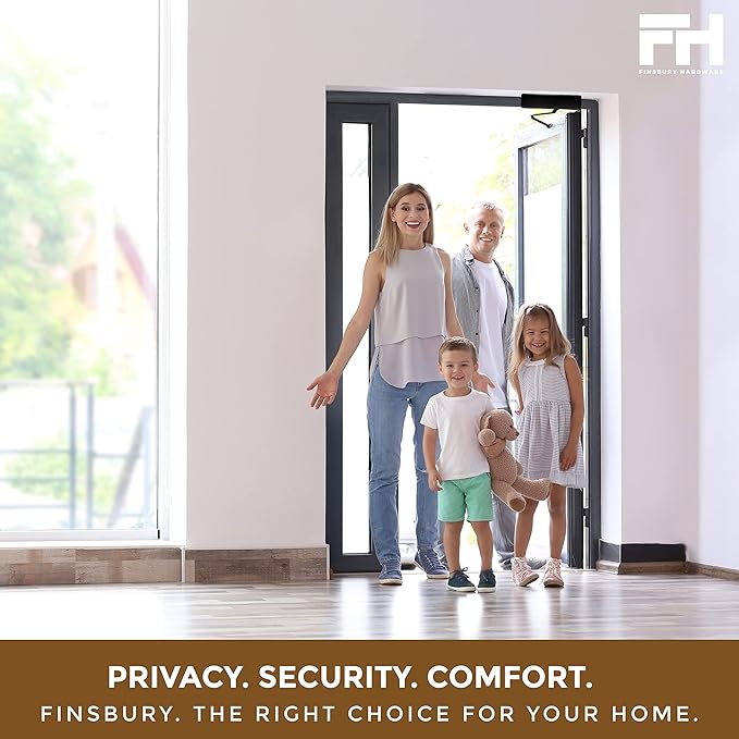 Finsbury Commercial Black Door Closer Automatic Heavy Duty High Traffic - Image 6