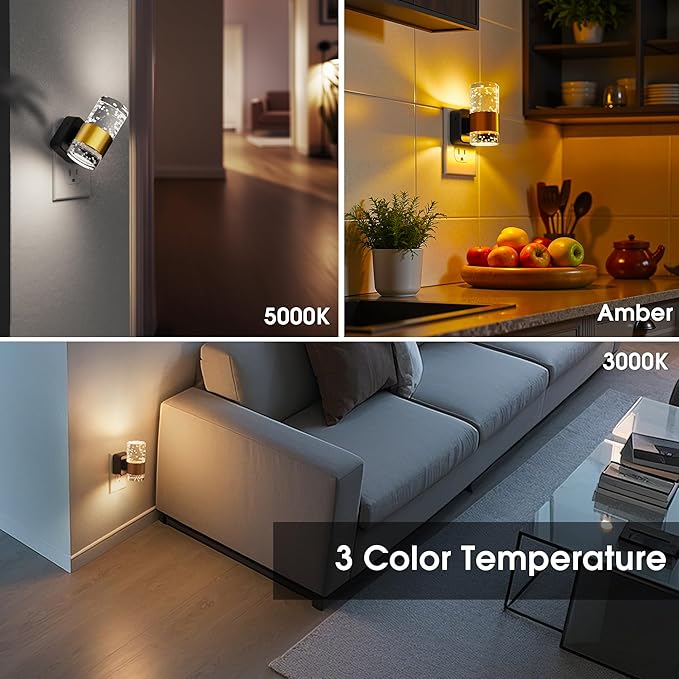 Night Lights Plug into Wall 2 Pack, Dimmable Night Light - Image 7