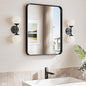 TokeShimi 16x20 Matte Black Bathroom Mirror, Vanity Mirror Bathroom Wall by RefinedBathroomAccessories