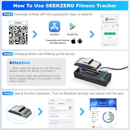 SEEKZERO Sleep Tracker, Activity & Fitness Trackers | Health Smart Bracelet - Image 8