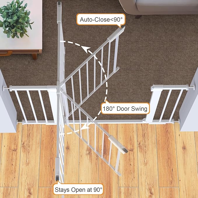 Cumbor 36" Extra Tall Baby Gate - Image 4
