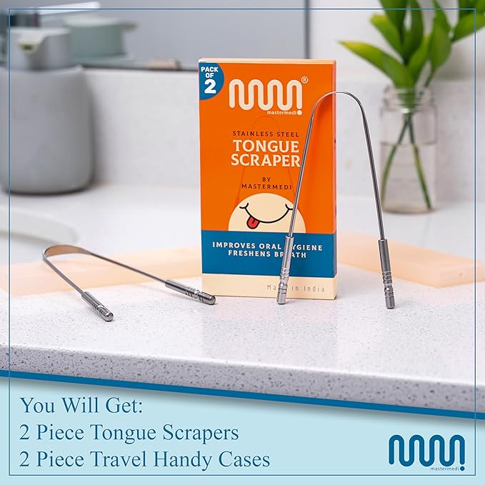 MasterMedi Tongue Scraper for Adults - Image 4