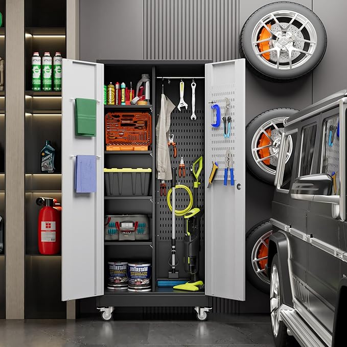 Broom Closet Storage Cabinet - Image 9
