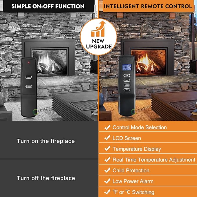 Upgraded Universal Fireplace Remote Control, Fit - Image 5