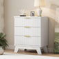 fluted dresser for bedroom with 3 drawers, 24", main product view