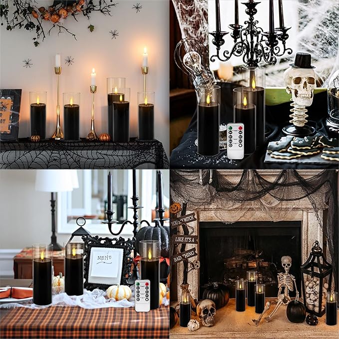 24-Pack Black Flameless LED Candles - Image 9