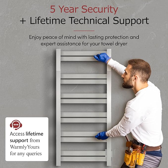 WarmlyYours Heated Towel Warmer - Image 9