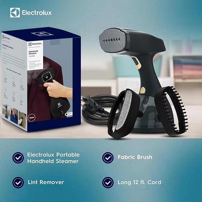 Electrolux Steamer for Clothes, LX15003 Portable Handheld Fabric and Garment - Image 6