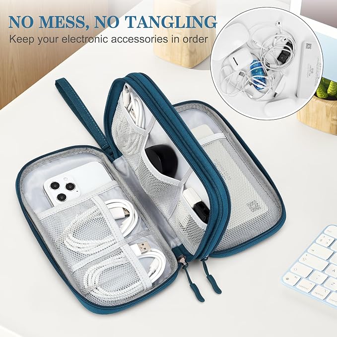 FYY Electronic Organizer, Travel Cable Organizer Bag Pouch Electronic - Image 5