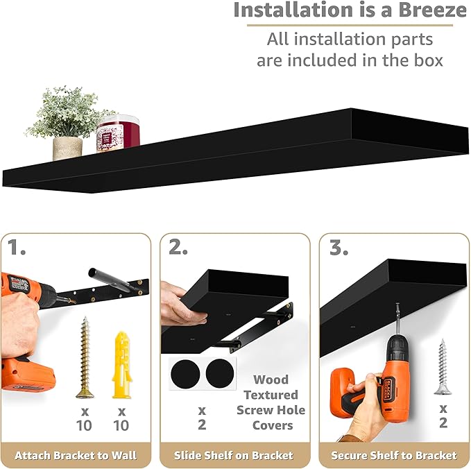 Sorbus Floating Shelves for Wall - Image 4